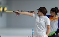 Bronze medalist Nino Khutsiberidze from Georgia in white (Image Courtesy: IOC)